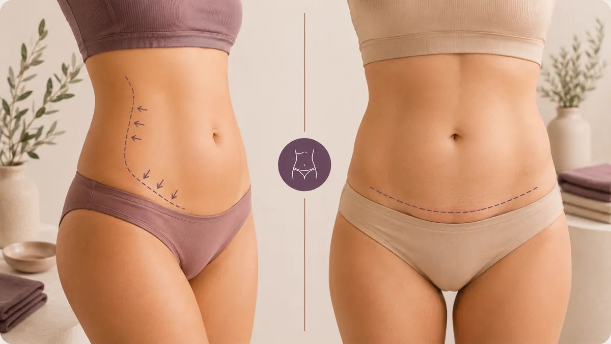 Liposuction vs Tummy Tuck